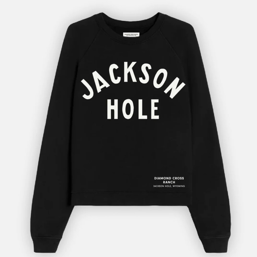 Black Jackson Hole Sweatshirt